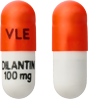 DILANTIN 100 mg red and white capsule DILANTIN 100 mg red and white capsule